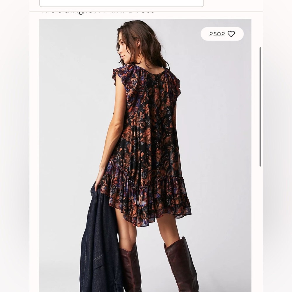 Free People Woodington Mini Dress